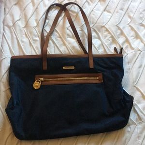 Michael Kors Navy Nylon Tote